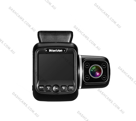 WonVon Dual Channel GPS Dashcam